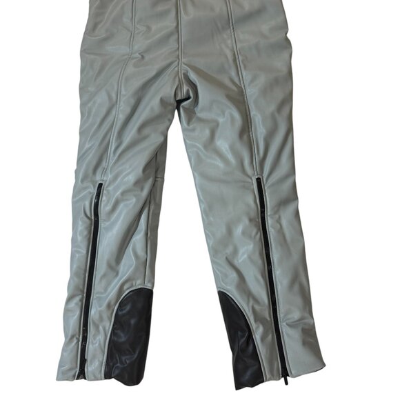 Upwear & Suits Faux Leather Fringe Ski Snow Suit /Jumpsuit , Blue/Grey, M-L - Picture 8 of 12